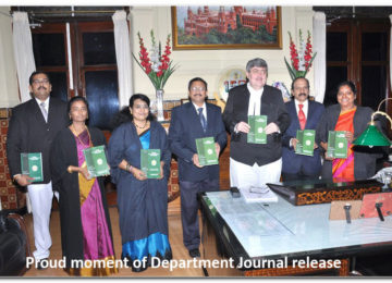 Proud moment of Department Journal release
