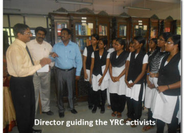 Director guiding the YRC activists