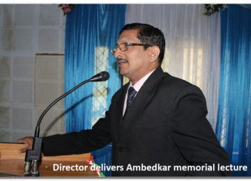 Director Delivers Ambedkar memorial lecture